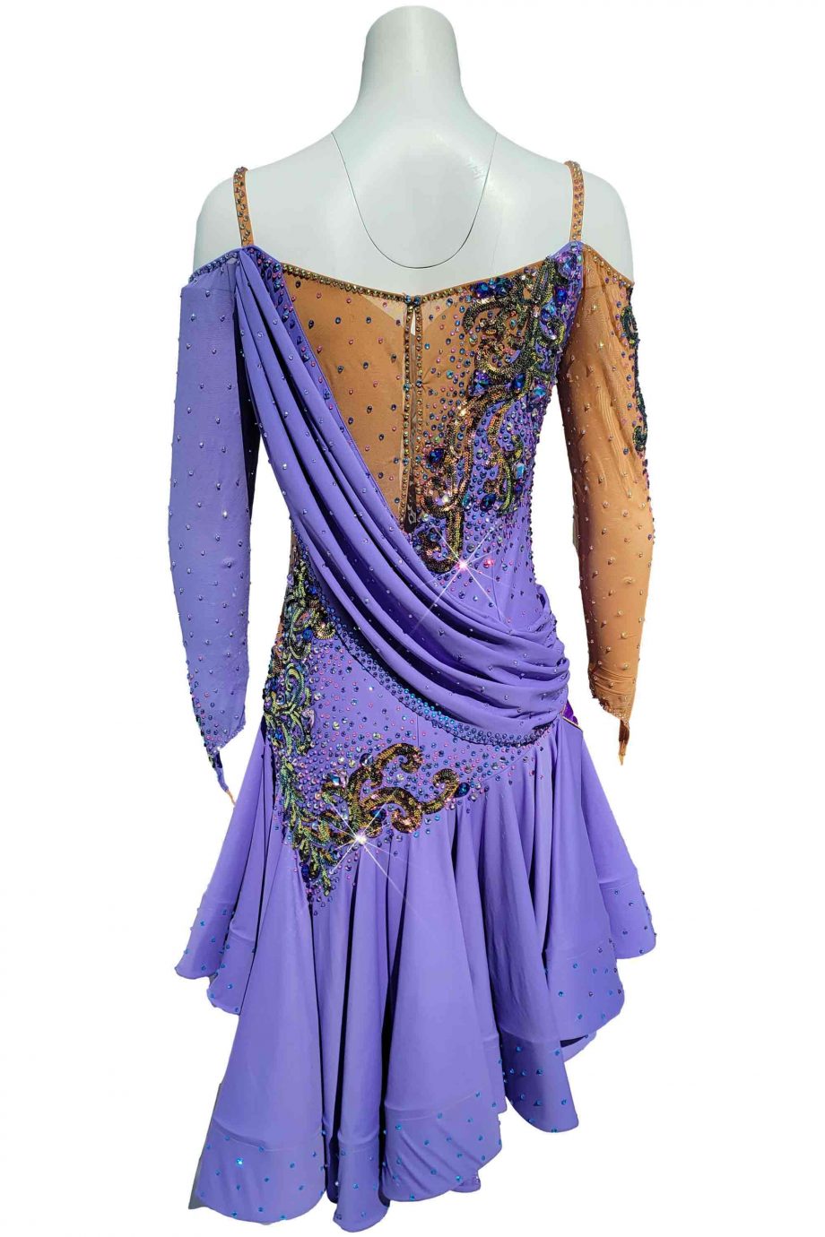 Cashay designer Latin dress | Clea Back