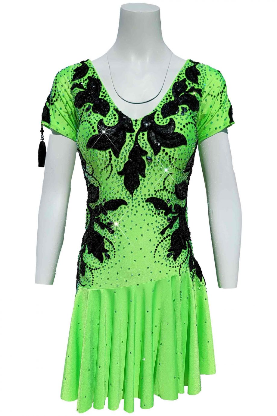 Cashay designer Latin dress | Kokie Front