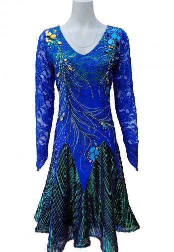 Cashay designer Latin dress | Skonia Front