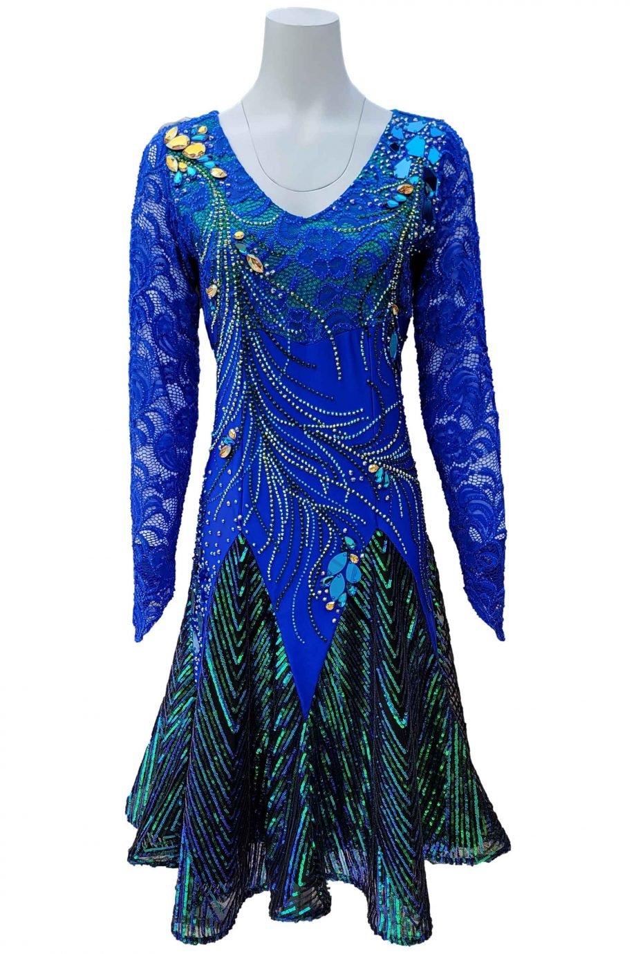 Cashay designer Latin dress | Skonia Front